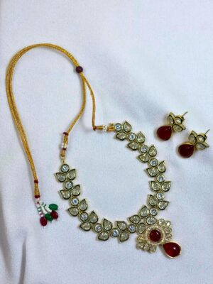 Pakeezah Kundan Necklace Set