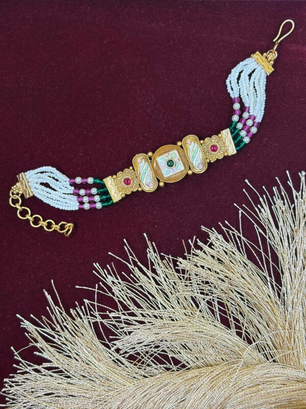 Valeriana Royale Pearl & Crystal Heritage Bracelet