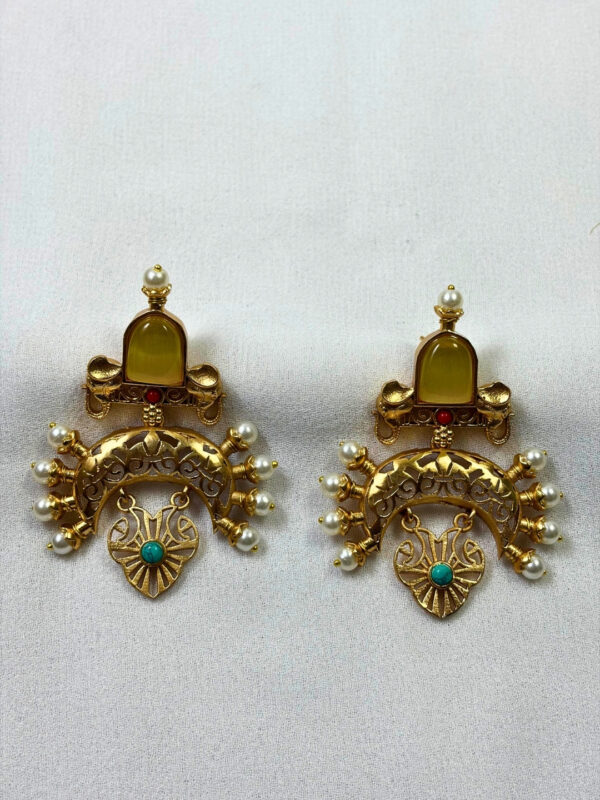 Sanvi Gold-Finish Earrings