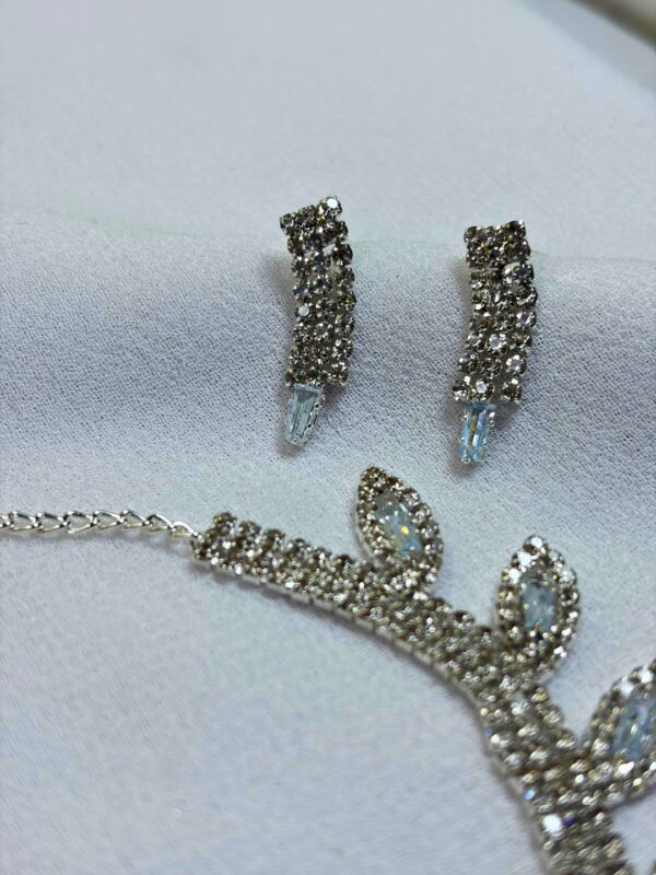 Mallika Crystal Drop Necklace Set