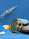 Aurelia Classic Micro Gold Textured Adjustable Bracelet