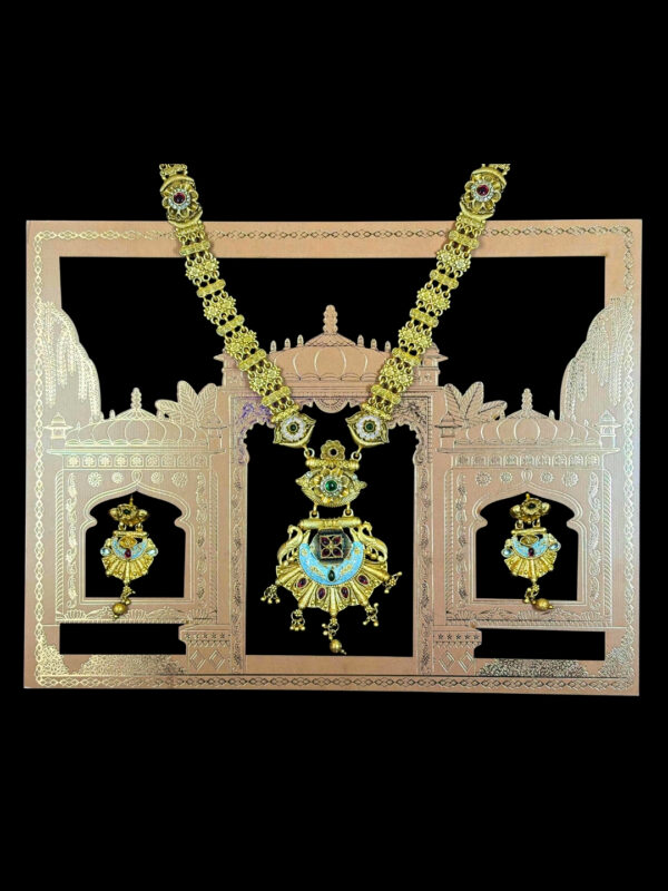 Gopi Antique Temple Long Necklace Set
