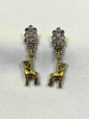 Royal Deer Statement Earrings