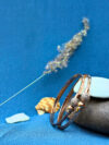 Roselle Micro Copper Crystal Sphere Adjustable Bracelet