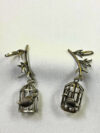 Birdcage Charm Statement Earrings