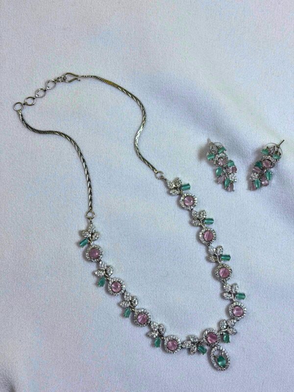 Saawariya Pastel Floral Necklace Set