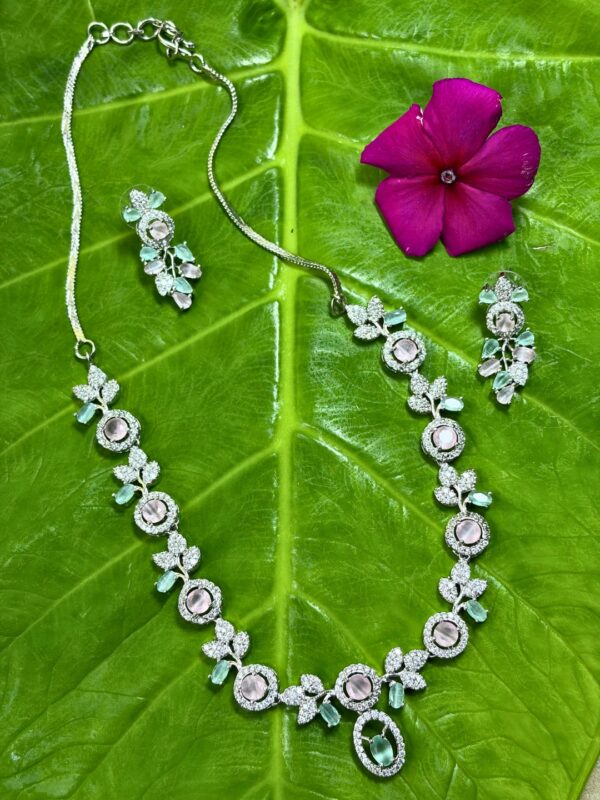 Saawariya Pastel Floral Necklace Set