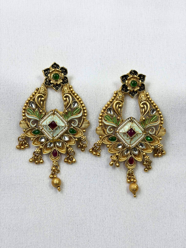Vaanya Gold-Finish Earrings