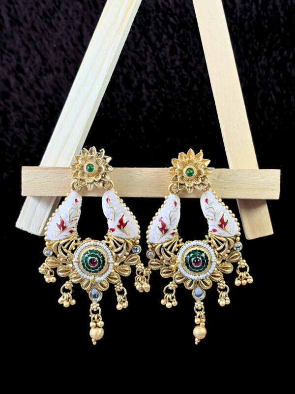 Vedika Gold-Finish Earrings