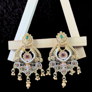 Aashvi Gold-Finish Earrings