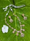 Aashiqui Pink Drop Necklace Set