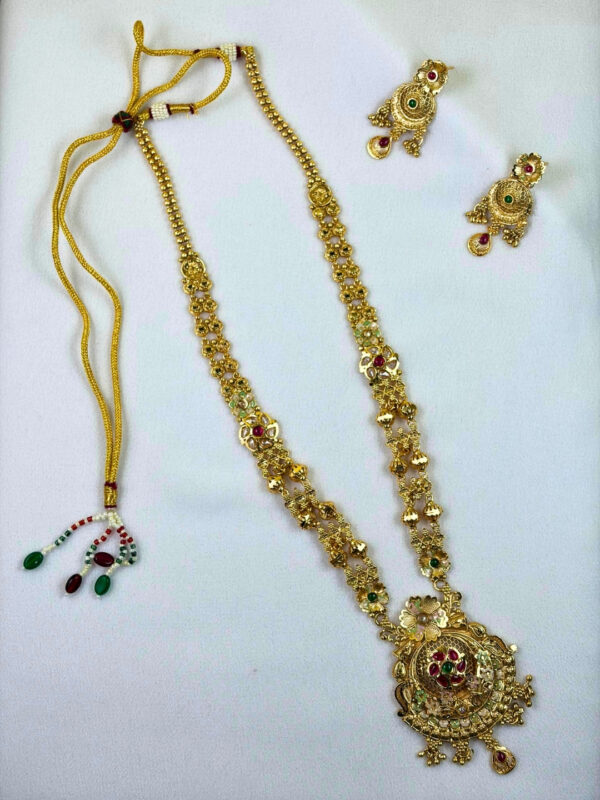 Kalyani Antique Long Necklace Set
