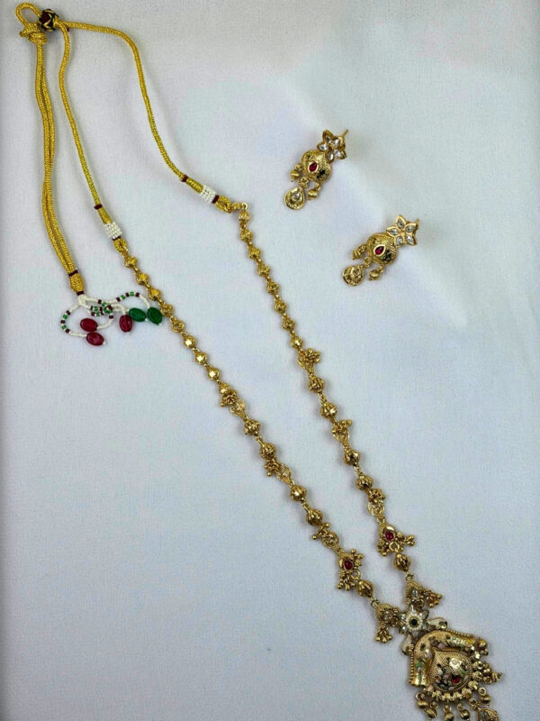 Kashish Antique Long Pendant Necklace Set