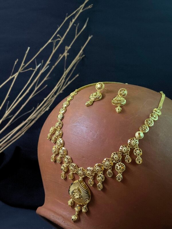 Nupur One Gram Short Necklace Set