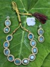 Lamhe Aqua Stone Necklace Set