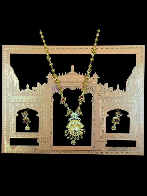 Kashish Antique Long Pendant Necklace Set