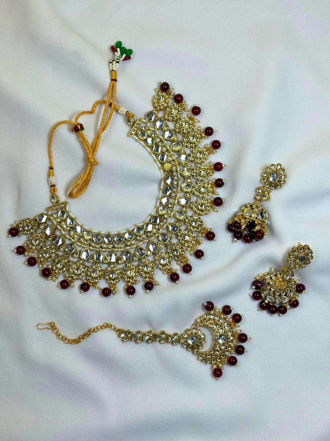 16 Devsena Bridal Kundan Necklace Set