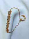 Avyra Micro Gold Crystal Chain Bracelet