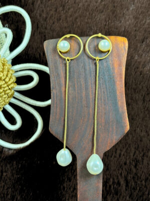 Kiyana Gold-Finish Earrings