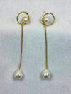 Kiyana Gold-Finish Earrings