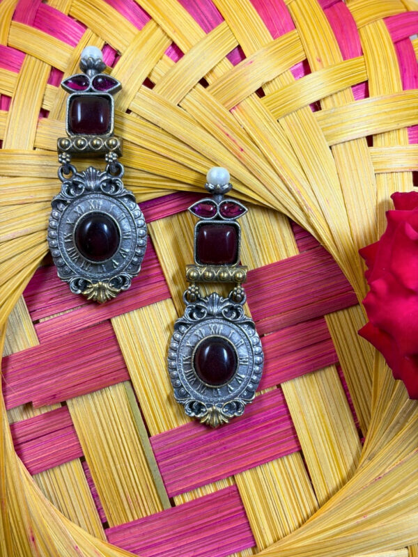 Roman Dial Earrings