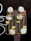 Pritha Gold-Finish Earrings