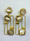 Pritha Gold-Finish Earrings