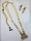 Janki Pearl Long Necklace Set