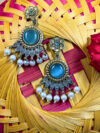 Chandbali Pearl Earrings