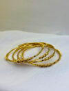 Akvira Micro Gold Heritage Motif Bangles Set