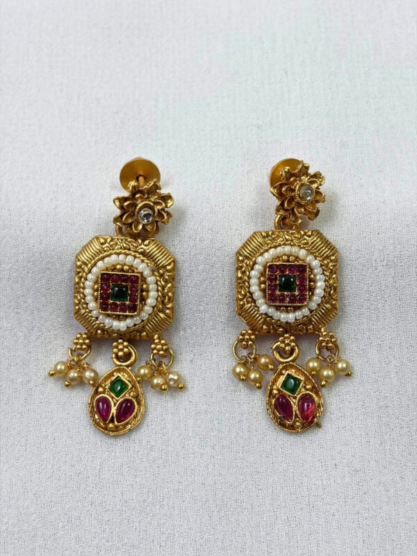 Ananya Gold-Finish Earrings