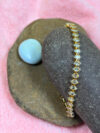 Divisha Silver Crystal Wave Tennis Bracelet