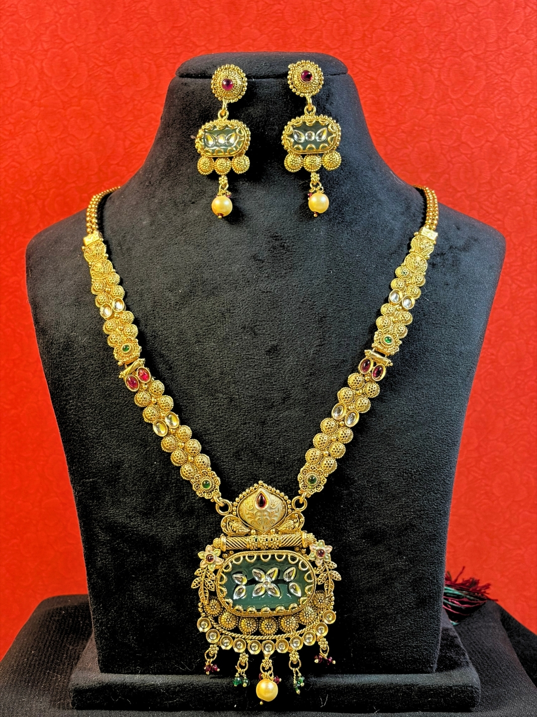 Anupama Antique Long Necklace Set
