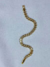 Divisha Silver Crystal Wave Tennis Bracelet