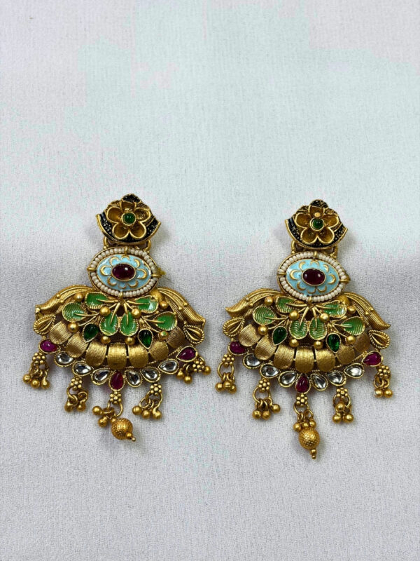 Lavanya Gold-Finish Earrings