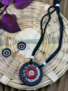 Scarlet Mandala Terracotta Necklace Set | Handmade Clay Jewellery | Matee