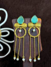 Nirvi Gold-Finish Earrings