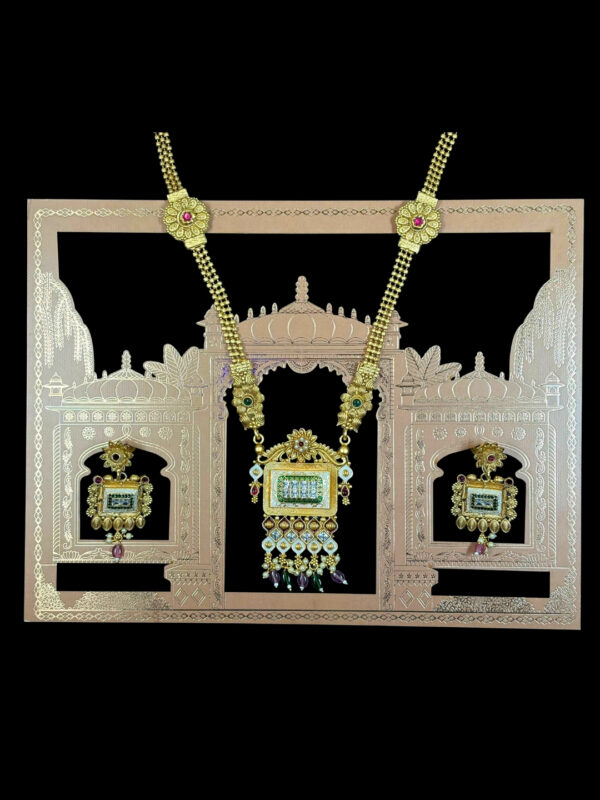 Kavya Antique Long Necklace Set