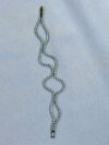 Aarvika Silver Crystal Infinity Link Bracelet