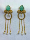 Nirvi Gold-Finish Earrings