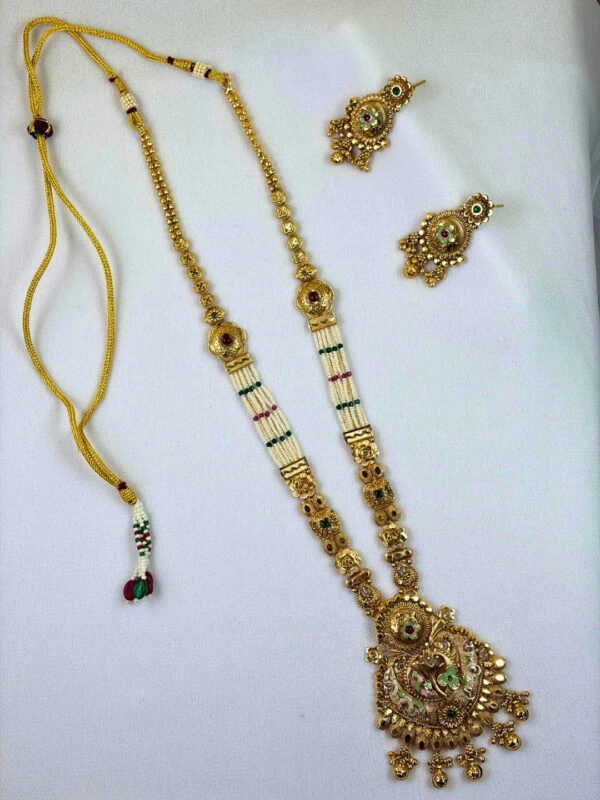Kinjal Traditional Long Necklace Set