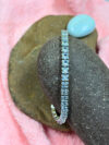 Diya Silver Crystal Wave Tennis Bracelet