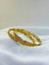 Tanirika Micro Gold Leaf Pattern Kada