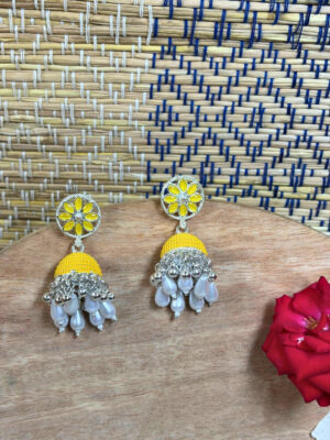 Jiya Colour Drop Earrings