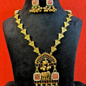 Seerat Antique Long Necklace Set