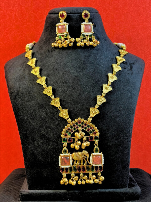 Seerat Antique Long Necklace Set