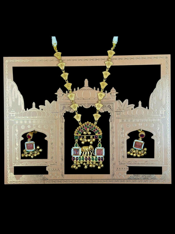 Seerat Antique Long Necklace Set