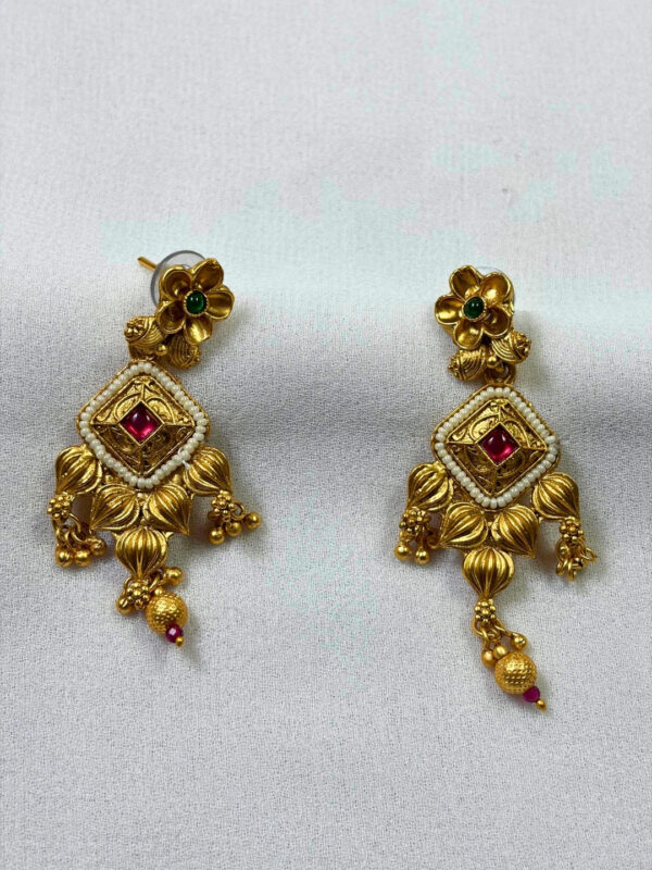 Shanaya Gold-Finish Earrings