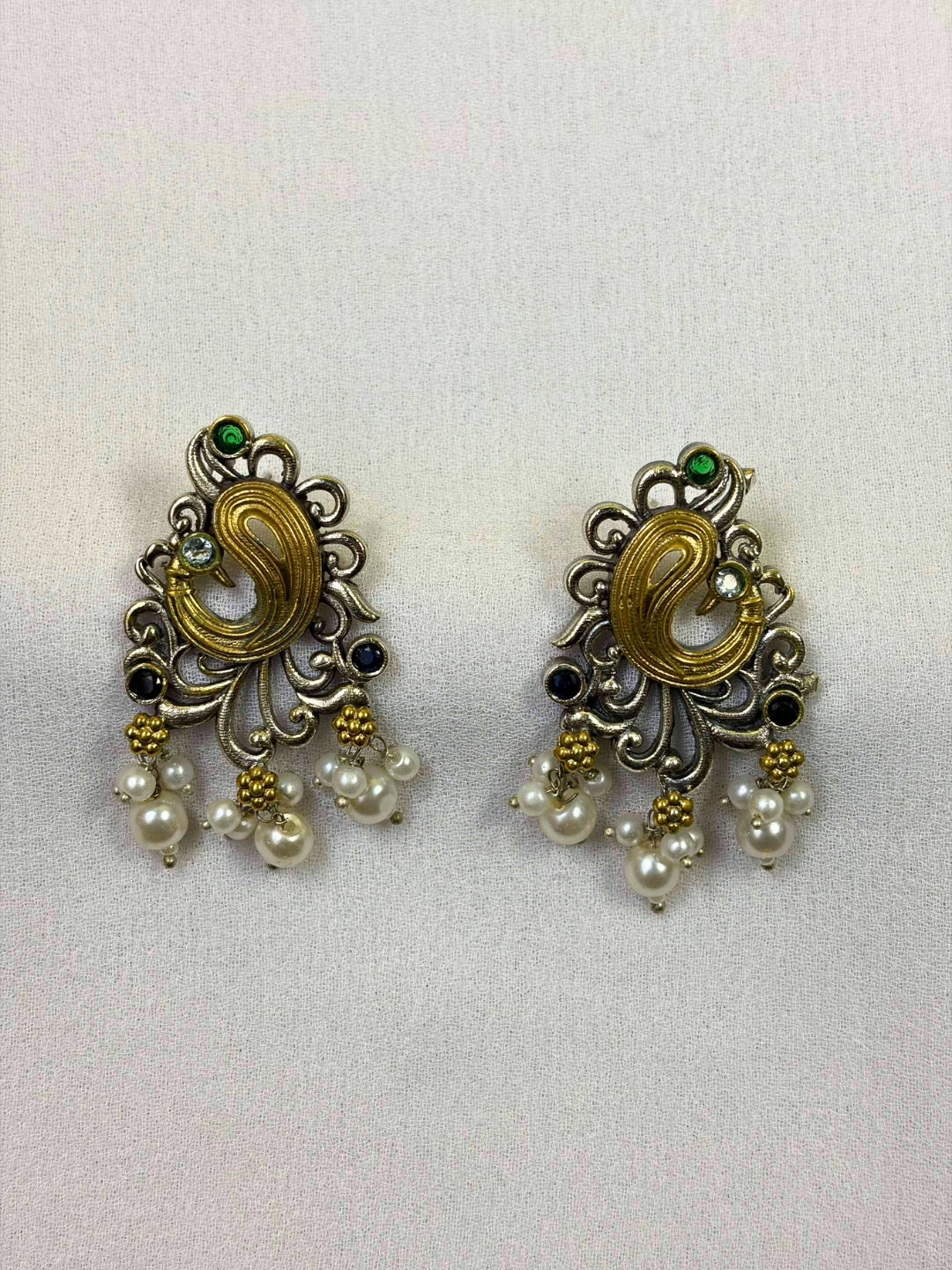 Mayur Pearl Drop Earrings