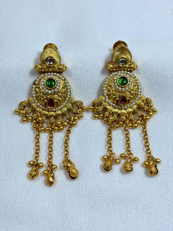 Anvi Gold-Finish Earrings